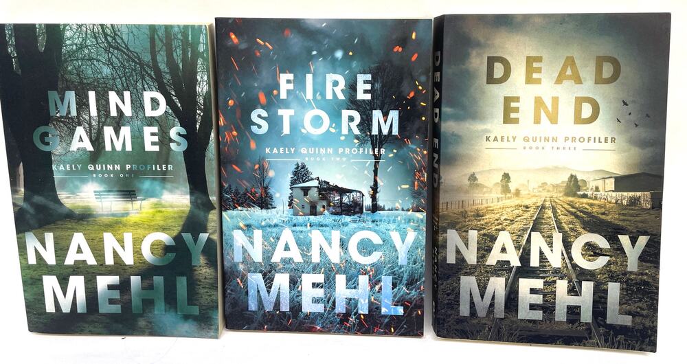 Nancy Mehl Kaely Quinn Profiler Series - 1-3 Dead End, Fire Storm, Mind Games